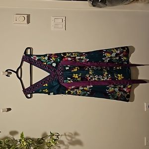 H&M silky floral dress